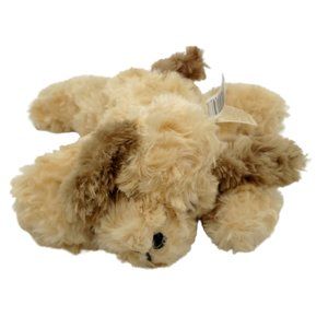 Dan Dee 10" Tan Brown Puppy Dog Plush Light Brown